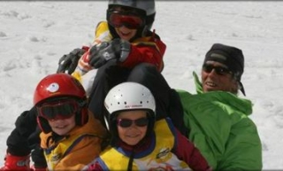 Nos divertimos en la nieve